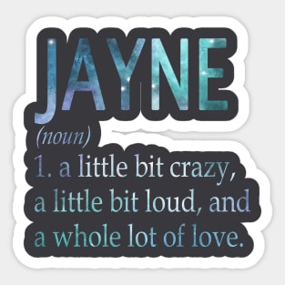 Jayne Sticker